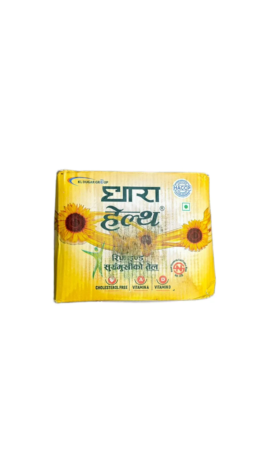 Dhara Health  Sunflower Oil  Per Ltr