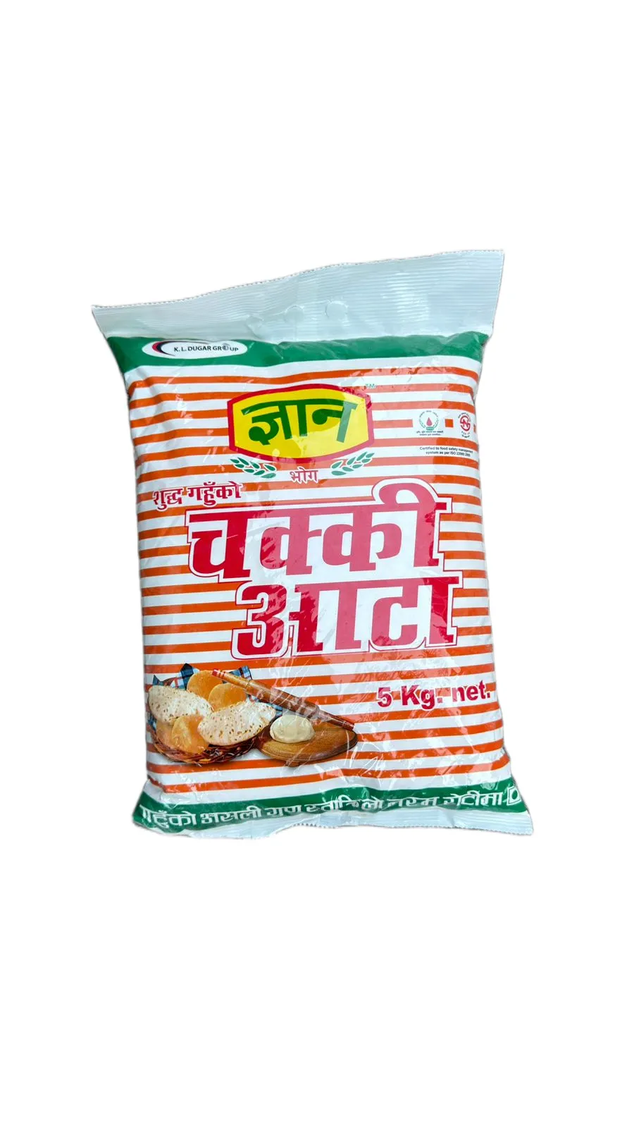 Gyan 5 kg  Chakki Atta / Per Bora (10 Pkt)